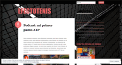Desktop Screenshot of efectotenis.com